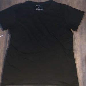 Black shien cropped shirt size small